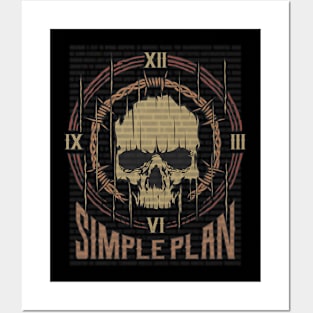 Simple Plan Vintage Skull Posters and Art